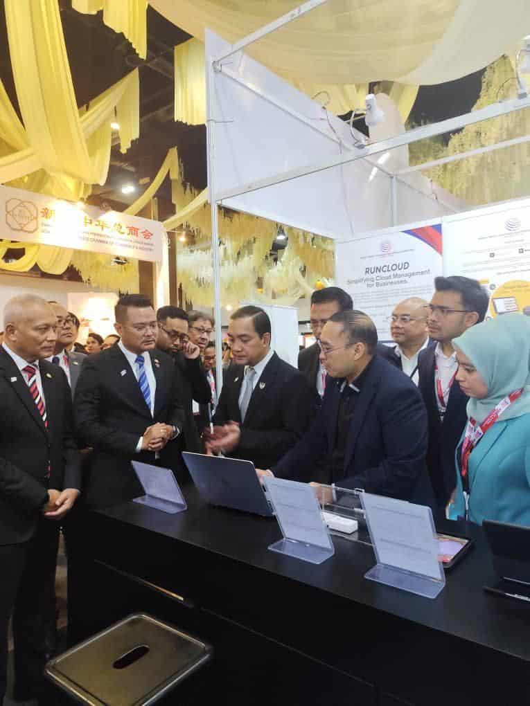 Advanced digital portal for government and business services at myPATIL Portal exhibit, showcasing cloud management solutions and innovative e-government technology.